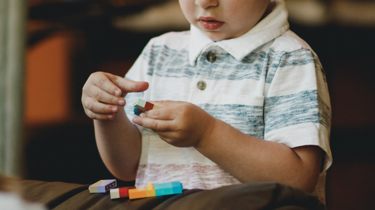 Kid playing